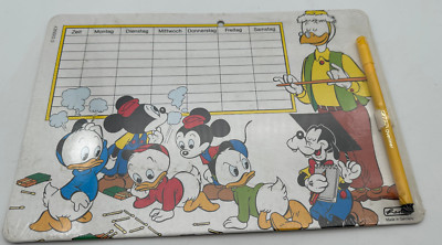 Herlitz Vintage Retro Disney Stundenplan wiederbeschreibbar  29x19cm Neu OVP