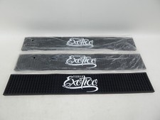 Lot of 3X New Tequila Exotico Bar Rail Mat 23.5" x 3.5" Man Cave Pub Mexico