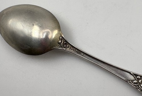 ANTIQUE "MAMA" & "PAPA" HIGHLY ORNATED SOUVENIR SPOONS 5 3/4" - RARE - Picture 6 of 9