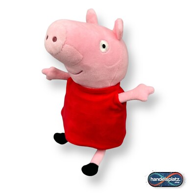 Peppa Wutz Plüschtier - Peppa Pig Stofftier Play by Play Kuscheltier TV 27 cm