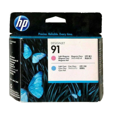 Original printhead HP Designjet Z6100 / No. 91 C9462A light cyan & light magenta