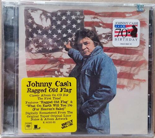 Johnny Cash ‎– Ragged Old Flag CD SS/SS Columbia ‎– CK 86261 N&S - Photo 1/2