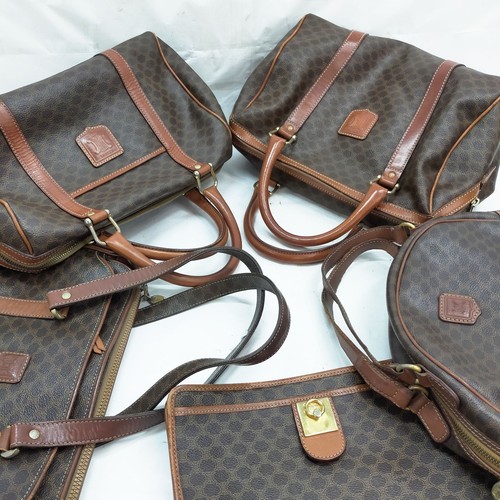 Celine Hand Bag Shoulder Bag Clutch 5 set Brown Leather 2452524 - Imagen 3 de 11