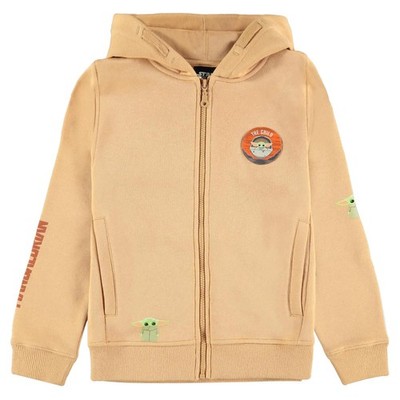 The Mandalorian Kapuzenpullover mit Reißverschluss Größe 7-8 & 9-10 Jahre Star Wars Grogu Langarmshirt