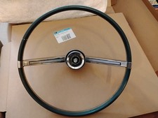 1965-66 Mercury Montclair Monterey Steering Wheel W Horn Button Turquoise Teal