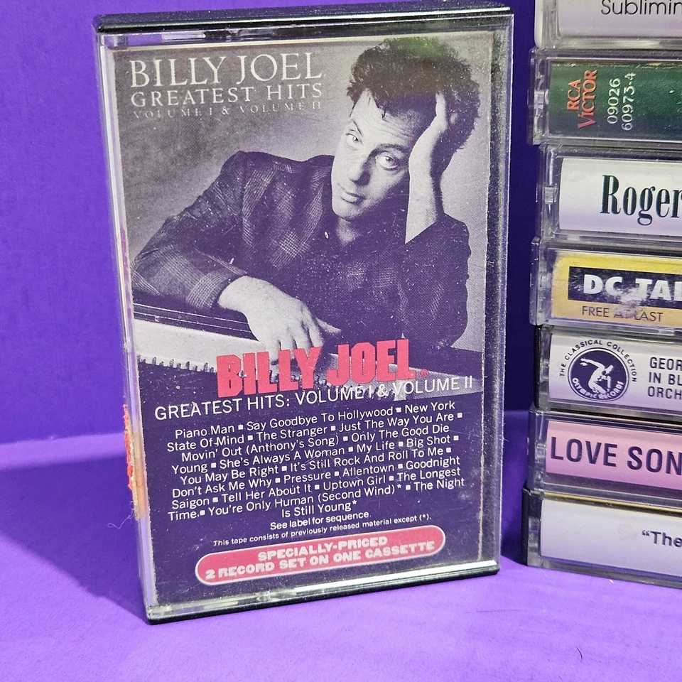 Vtg Mixed Lot of 34 Cassette Tapes Rock Country Christmas Big Band Soundtracks - Image 2 of 4