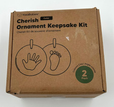KeaBabies Cherish Banby Hand/Foot Print Keepsake Holiday Ornament Kit