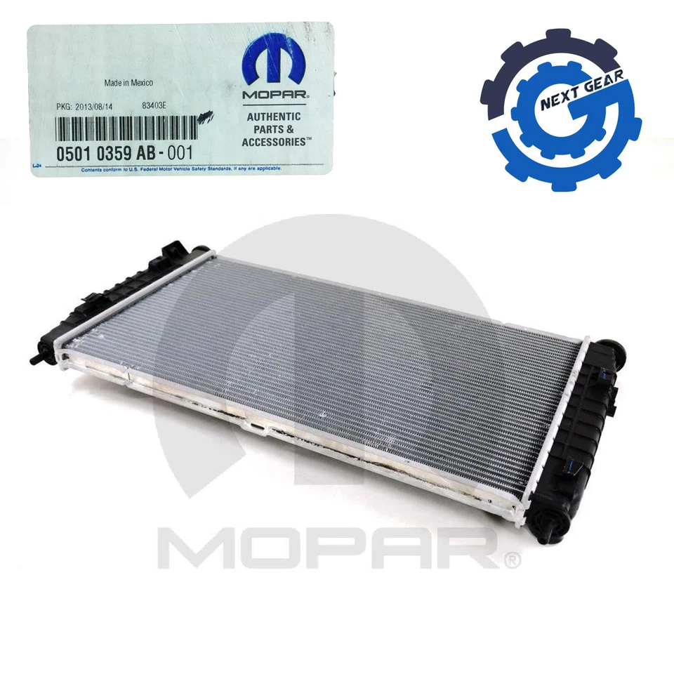 New OEM Mopar Radiator for 1998-2004 Chrysler Concorde Intrepid 05010359AB - Image 2 of 3