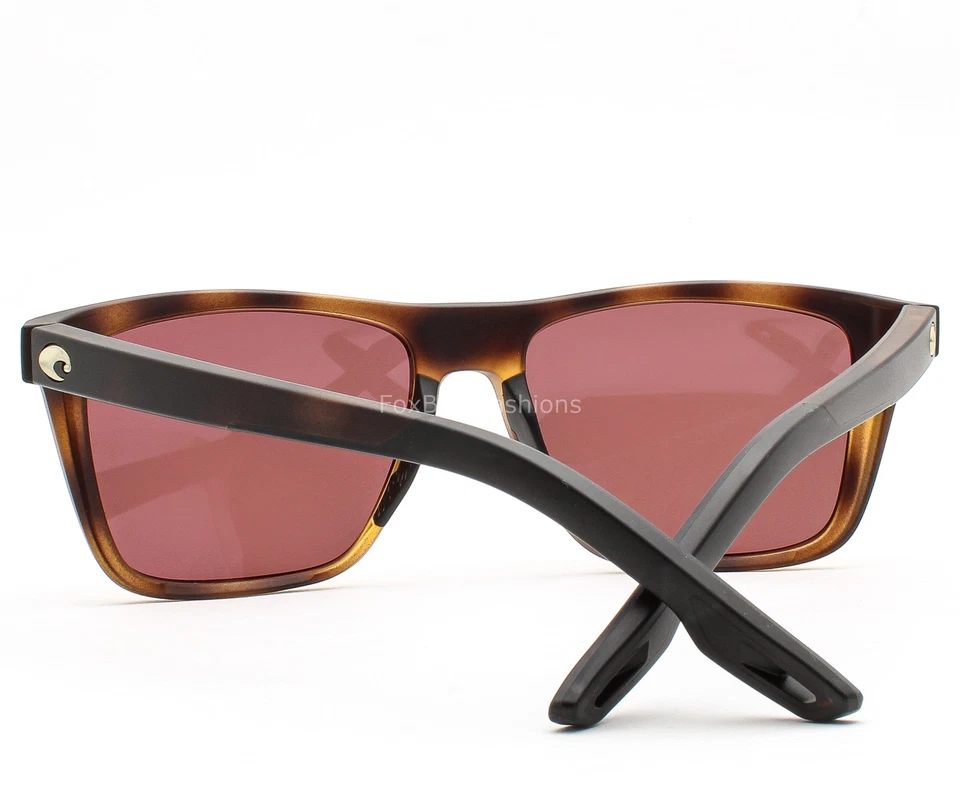 Gafas de sol Costa Del Mar Mainsail XL mate tortuga polarizadas vidrio dorado con estuche Foto 3 de 4