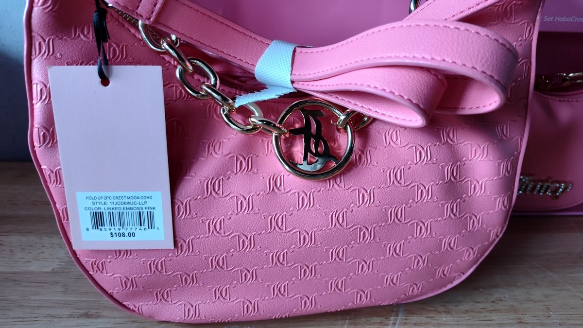 Juicy Couture 2Pc Set Hobo Crossbody & Mini Crescent Coin
