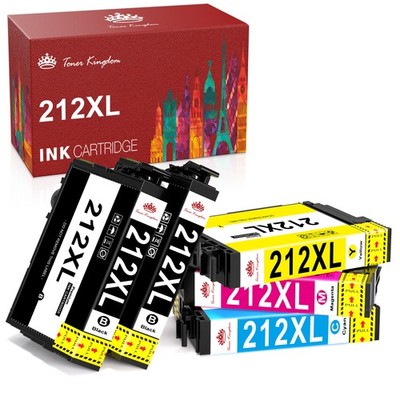 212 XL Ink Cartridges Compatible for Epson WorkForce WF-2830 WF-2850 Lot