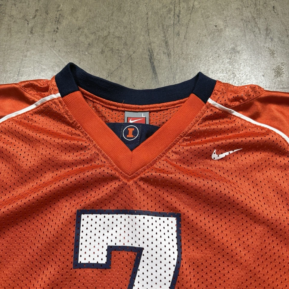 Футболка мужская Illinois Fighting Illini большая оранжевая NCAA футбол Nike - Изображение 4 из 4