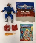 Vintage 1983 MOTU Mekaneck Action Figure w/ Weapon & Mini-Comic, He-Man