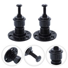  2 Pcs Fixed Bracket Handrail Railing Stair Holder Pipe Brackets for