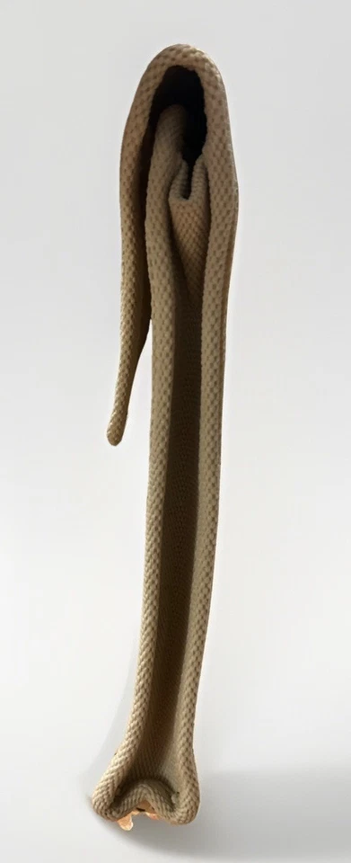 Bolso sin asas Valerie hecho en Italia vintage tejido paja rafia sobre borla Foto 4 de 4