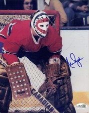Ken Dryden Montreal Canadiens Signed 8x10 Glossy Photo JSA Authenticated