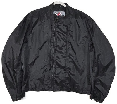 Joe Rocket Jacket Mens XL Black Lightweight Motorcycle Riding Full Zip Lined