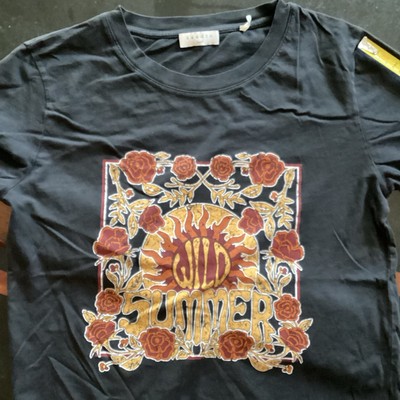 Sandro Wild Summer Tee M Black