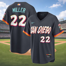 Men's Mason#22  Miller 2026 City Connect All Stitched Jersey Navy