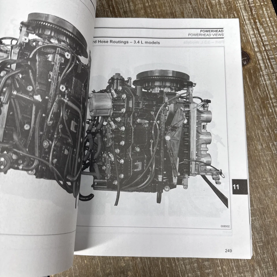 2013 EVINRUDE E-TEC 200 225 250 3.3L , 250 300 3.4L Outboard Service Manual - Image 2 of 3