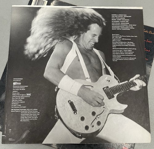 TED NUGENT 1984 Vintage Vinyl Record PENETRATOR Album PLAY Tested - Picture 3 of 9