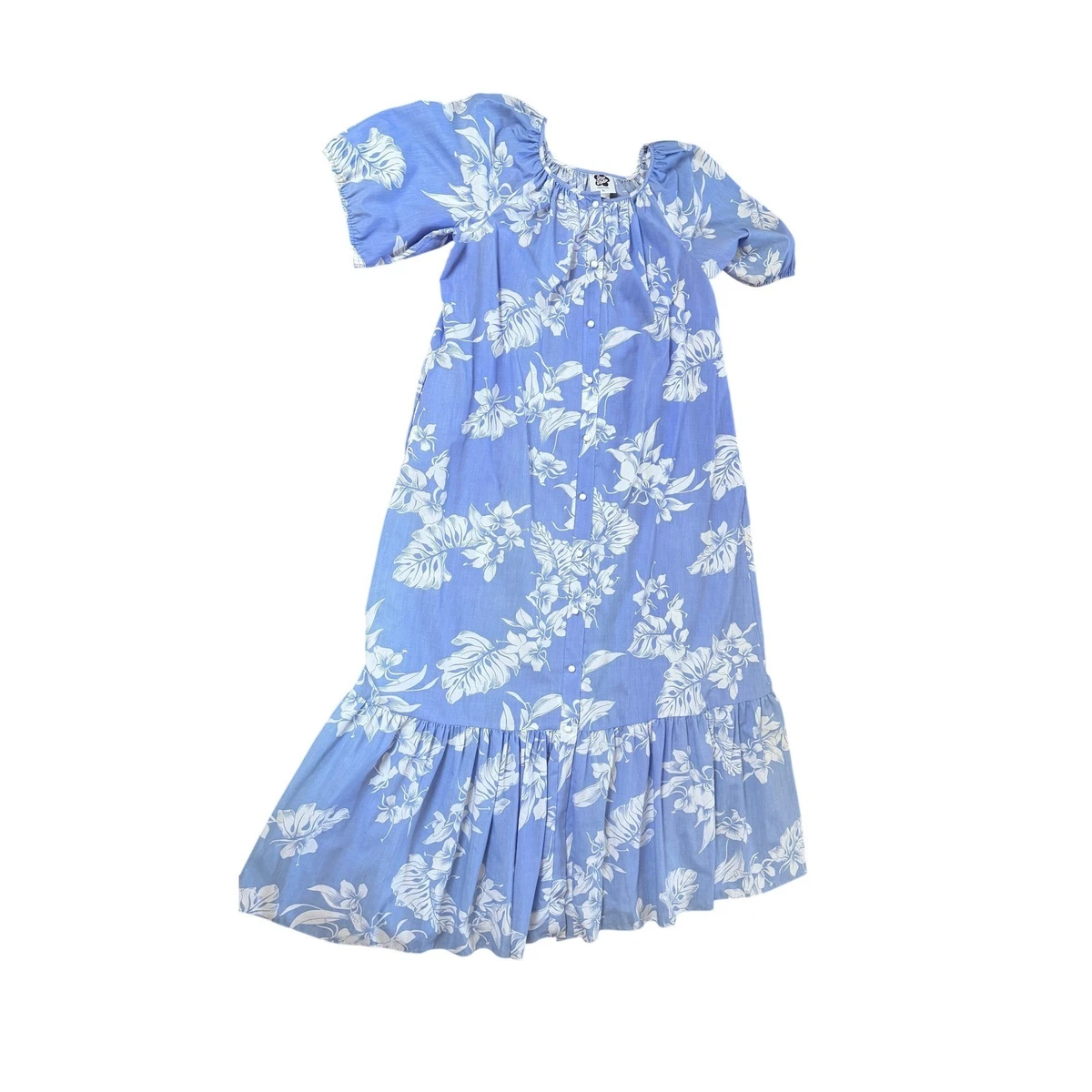 white christmas dresses Hibiscus Lulu Girls Flower Hawaiian Dress Cream / 6