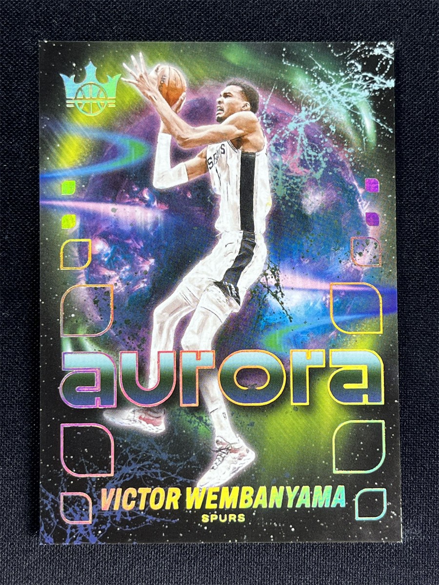 2024-25 Panini Court Kings Victor Wembanyama #19 Aurora Spurs Case Hit SSP