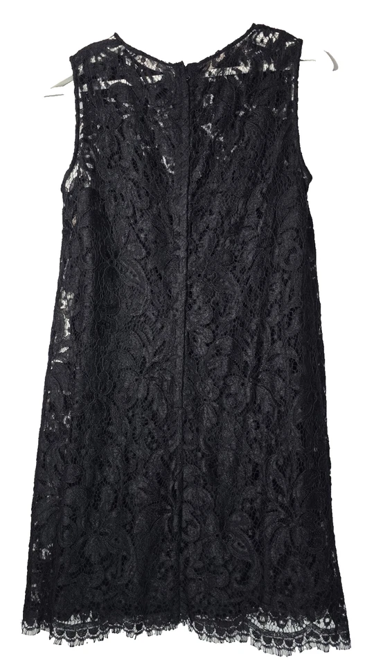 Vestido sin Mangas Dolce & Gabbana Negro Encaje - Mujer Talla S - Auténtico Foto 4 de 4