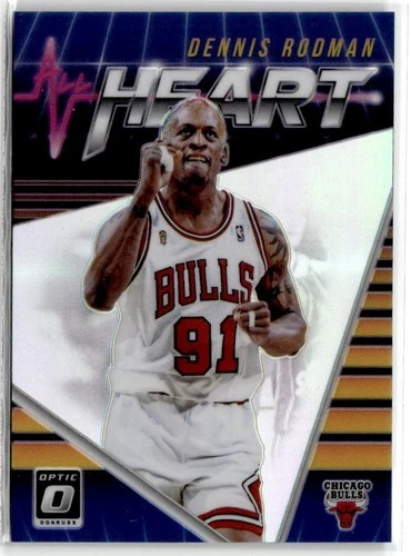 2018-19 Donruss Optic All Heart Silver Prizm Dennis Rodman #14