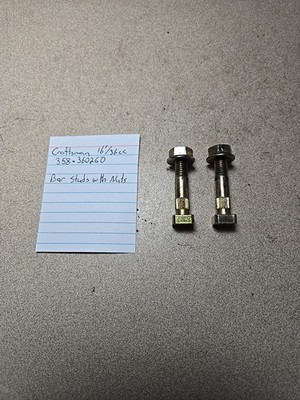 Craftsman 16/36cc 358.360260 Chainsaw Bar Studs With Nuts