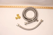 Smart Choice 6 ft. Stainless Steel Steam Dryer Kit (Fits Most)