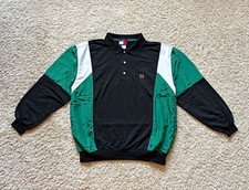 Vintage Tommy Hilfiger - Mens Embroidered Crest Rugby Polo Shirt XL Colorblock