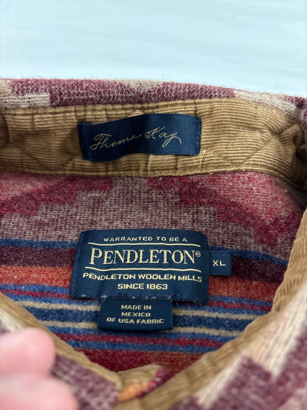 Pendleton La Pine 100% Virgin Wool Thomas Kay Sou… - image 3
