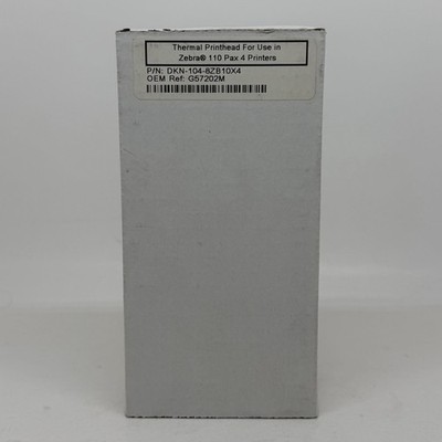 Printhead DKN-104-8ZB10X4 Replaces G57202-1M For Zebra 110PAX4 (RH/LH) New