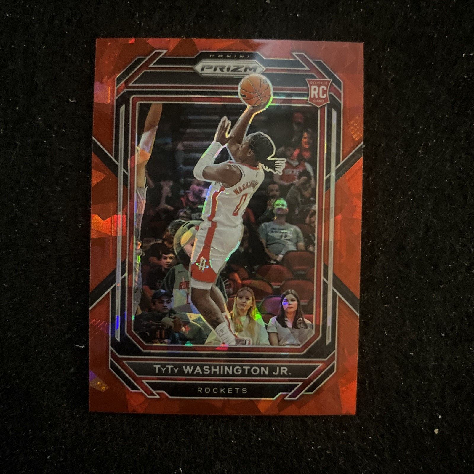 2022-23 Panini Prizm - TyTy Washington Jr. #243 Red Ice Prizm (RC)