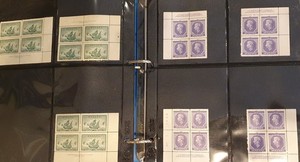 Canada set of 50 vintage plate blocks
