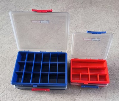 4 Stück Raaco Sortimentskästen Sortierbox 2x Assorter 7 + 2x Assorter 18