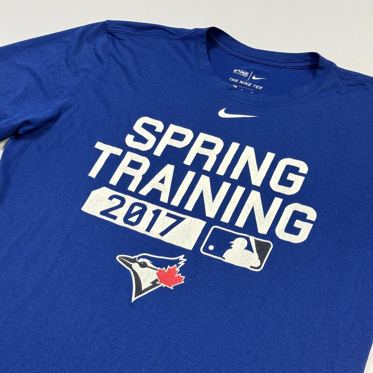 ナイキ トロント ブルージェイズ DRY-FIT ウォームアップ Tシャツ Nike Toronto Blue Jays Shirt Mens Medium MLB Baseball Dri-FIT