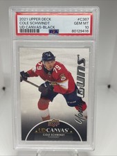 2021-22 Upper Deck Extended Series - Ud Canvas Young Guns Cole Schwindt #C387