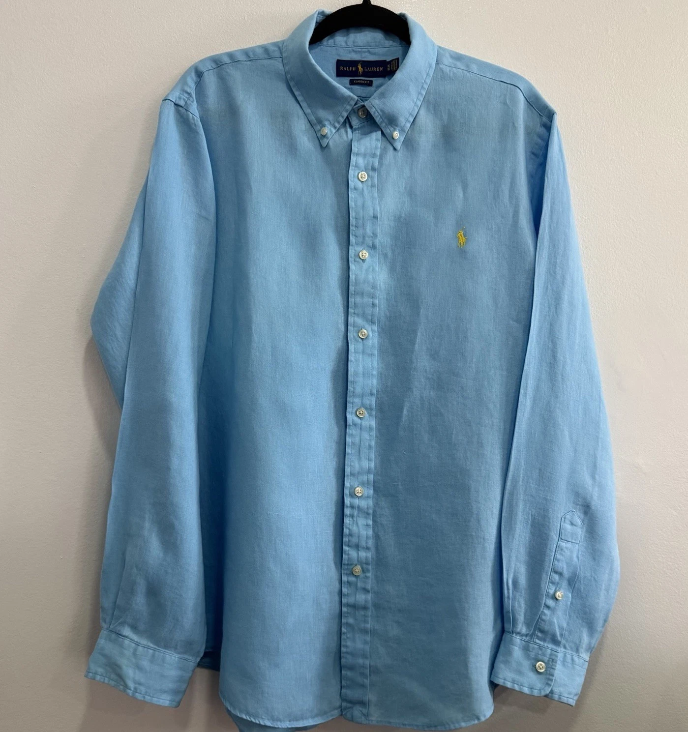 Ralph Lauren Classic Fit 100%Linen Men’s Button Down Shirt Long Sleeve
Opens in a new window or tab