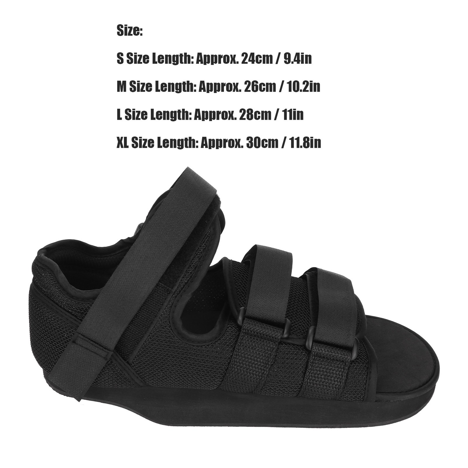 L Post Op Shoe Heel Ankle Pain Offloading Boot Foot Recovery For Surgery