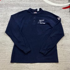 Bulwark FR Henley Shirt XL Blue CAT 2 CAL Flame Resistant HRC ARC Outdoor Mens