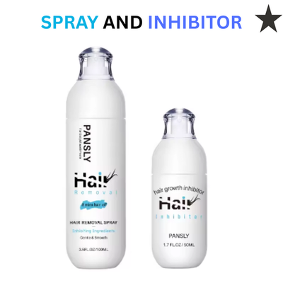 #ad Hair Growth Inhibitor Pansly Spray bundle 50ml and 100ml spray $31.99