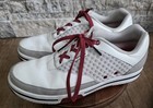 Me.s Crocs White/red Lace Up Golf Shoes Size 9.5 Vguc — photo 2