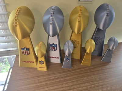 FANTASY FOOTBALL TROPHY WINNER LOMBARDI Inspired ! Fast Shipping! Great award !