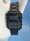 Rare VTG Timex 10 Digit Calculator Wristwatch Watch New Battery And Band
