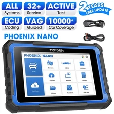 2025 TOPDON Phoenix Nano Auto Full Diagnostic Tool Bi-Directional WIFI Scanner