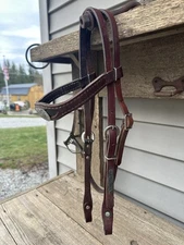 Horse Tack - Colorado Saddlery Leather Western Headstall 