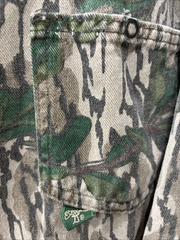 Vintage Mossy Oak Original Greenleaf Camo Coveralls Men’s XL USA - Image 2 of 4