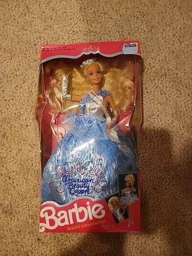Mattel Barbie American Beauty Queen Fashion Doll Vintage Boxed Blonde Hair